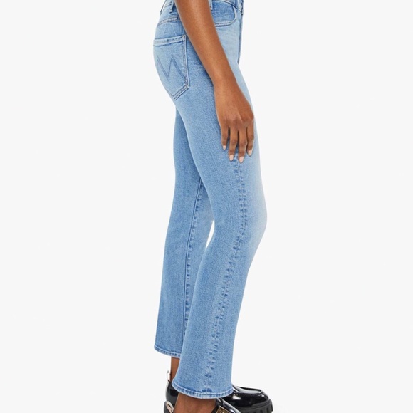 NWT Mother Denim The Pixie Hustler Ankle Cotton Blend Jeans Blue Tarot Time 26 - Picture 3 of 8